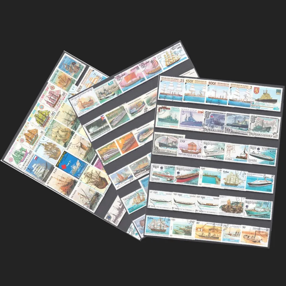 Collectible Vintage Postage Stamps - 100 spezielle Briefmarken mit Schiffen und