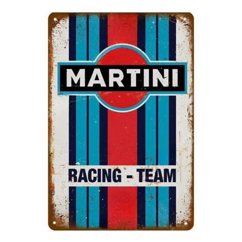 Vintage And Collectible - Martini Racing Team Vintage Blechschild Retro