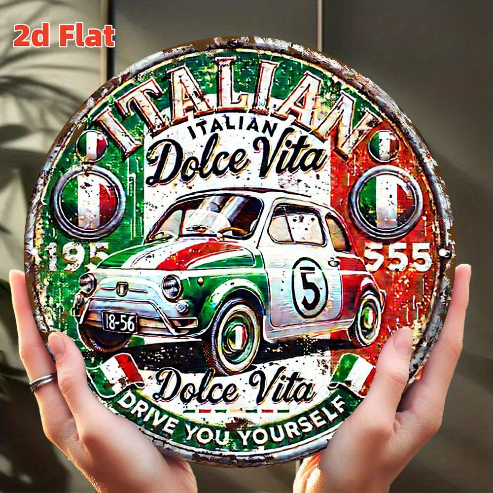 Vintage And Collectible - 2D flach, italienischer Vintage-Stil für –