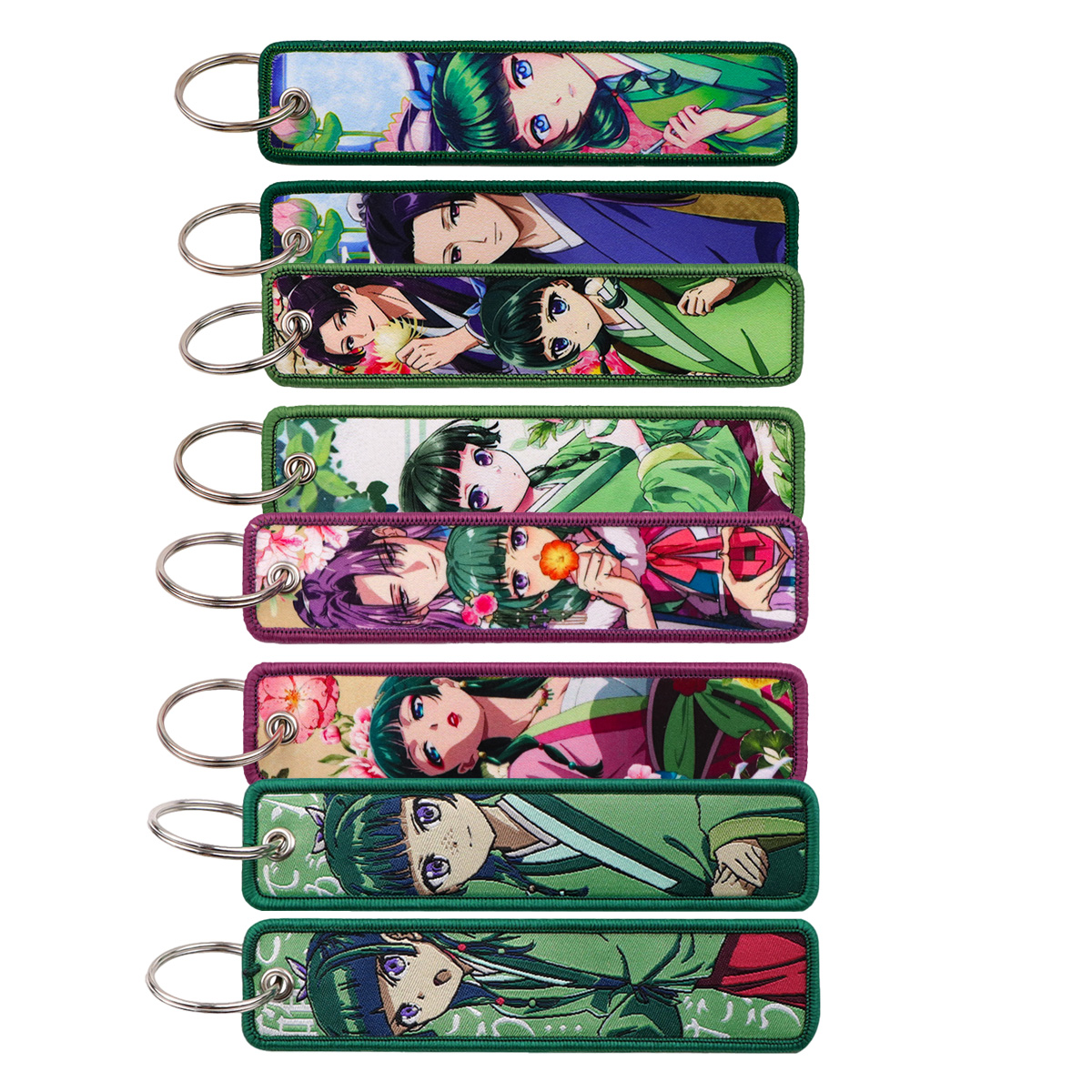 Vintage Collector - 1 Stück Vintage Orientalisches Anime-Mädchen-Porträt Bestickter
