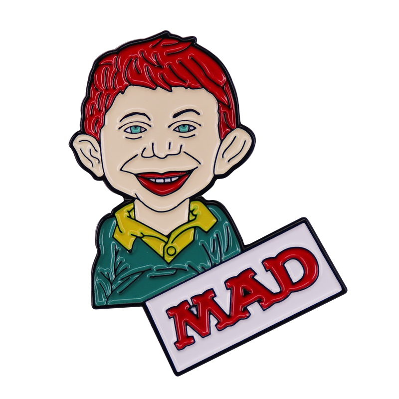 Vintage Collectible Pins - MAD Magazin Alfred E. Neuman Emaille