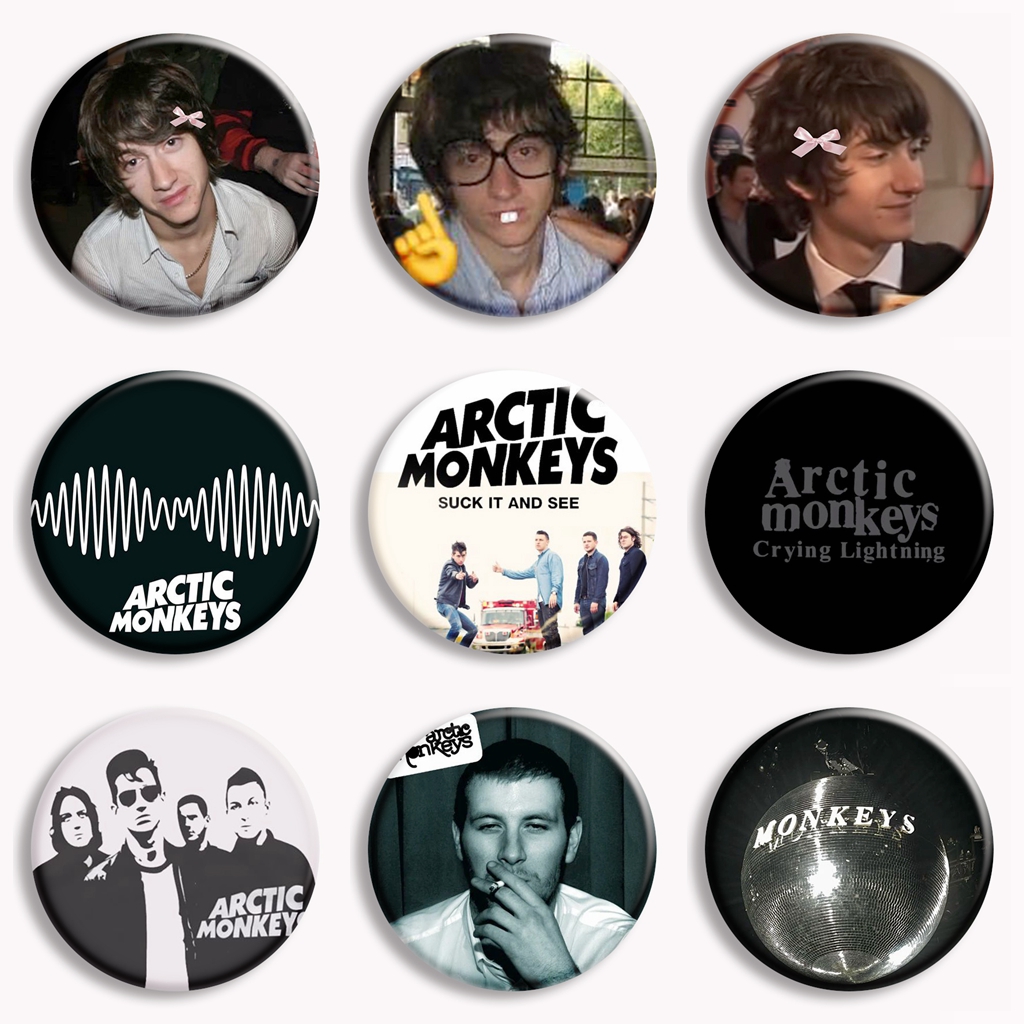 Vintage Collectible Pins - Vintage Arctic Monkeys Musik Band Album