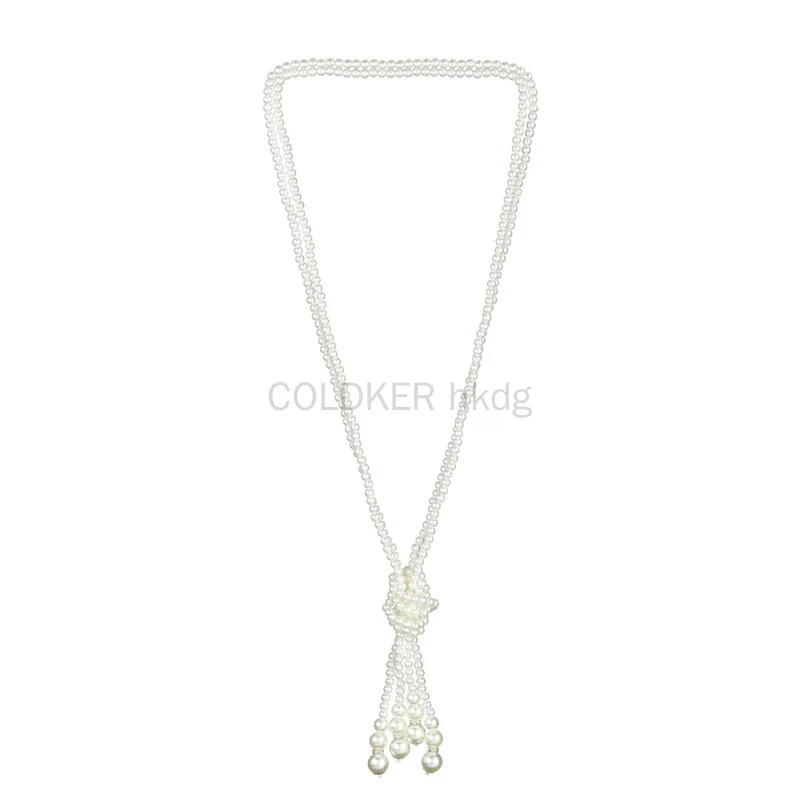 Vintage Necklace - 1920er Jahre Perlenkette Mode Kunstperlen Gatsby