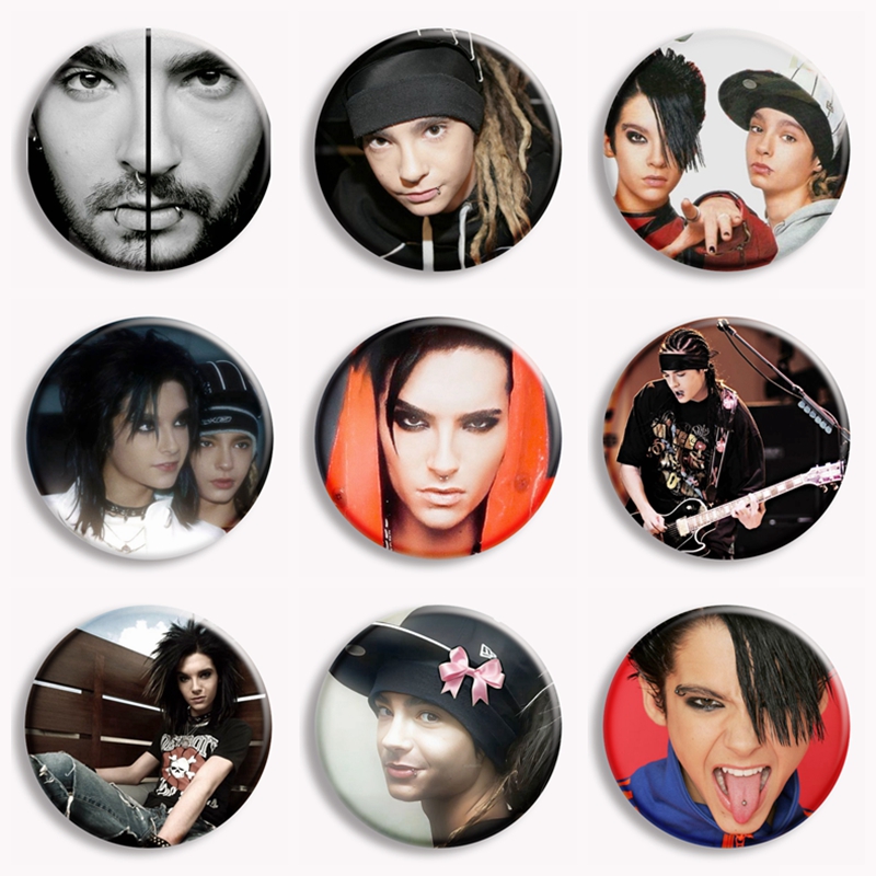 Vintage Collectible Pins - Rockband Tokio Hotel Kaulitz Vintage Soft