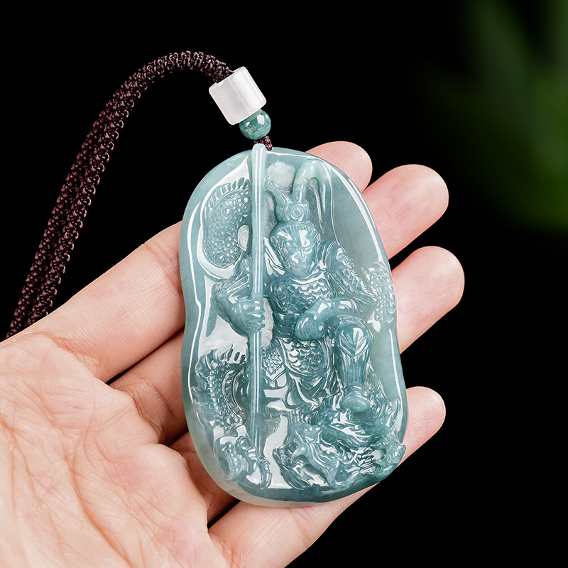 Vintage Necklace - Burmesische Jade-König-der-Affen-Anhänger-Halskette, Vintage-Luxusgeschenke für Frauen, Modeaccessoires,