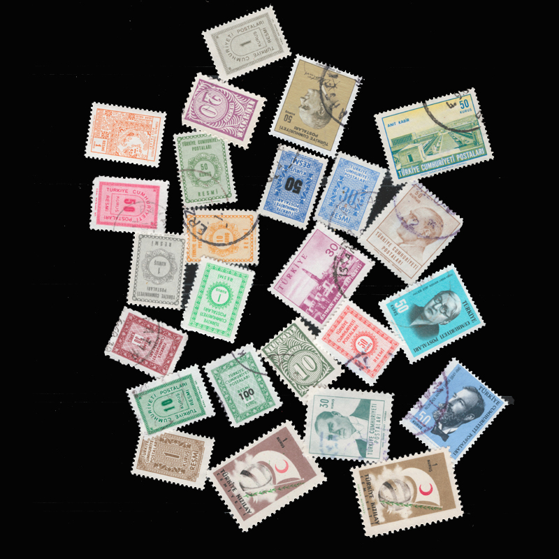 20 Stück/Lot alte türkische Br – Collectible Vintage Postage Stamps Bewertung und Preis