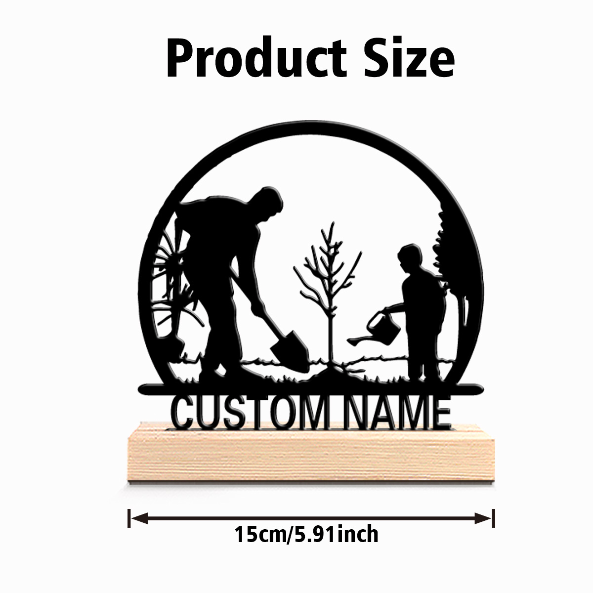 1 Stück personalisierte Holzde – Vintage Collector Bewertung und Preis