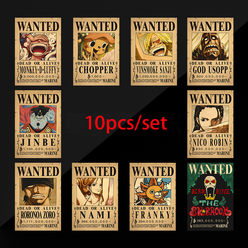 10 Stück Anime One Piece Luffy – Vintage Things Collection Bewertung und Preis