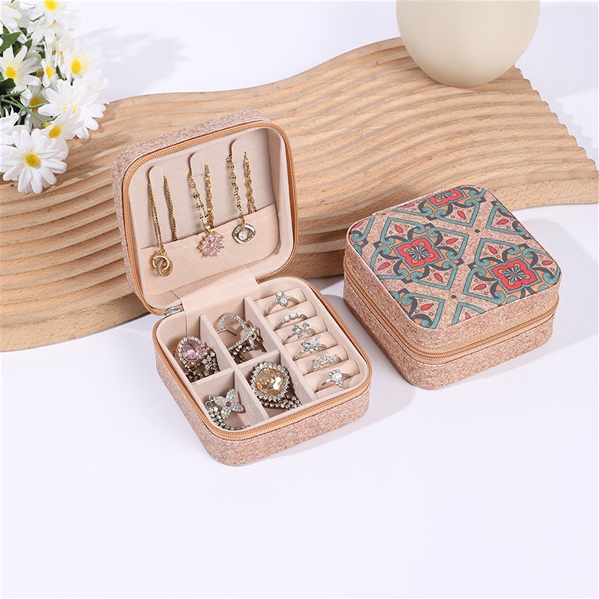 [N84R] 4 Stück Vintage-Kork-Sc – Vintage Necklace Bewertung und Preis