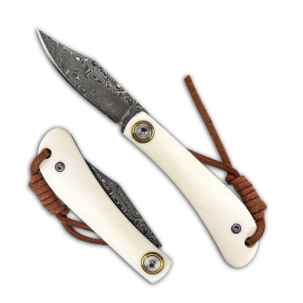 Kompaktes Vintage-Damast-Klapp – Vintage Collectible Pocket Knives Bewertung und Preis