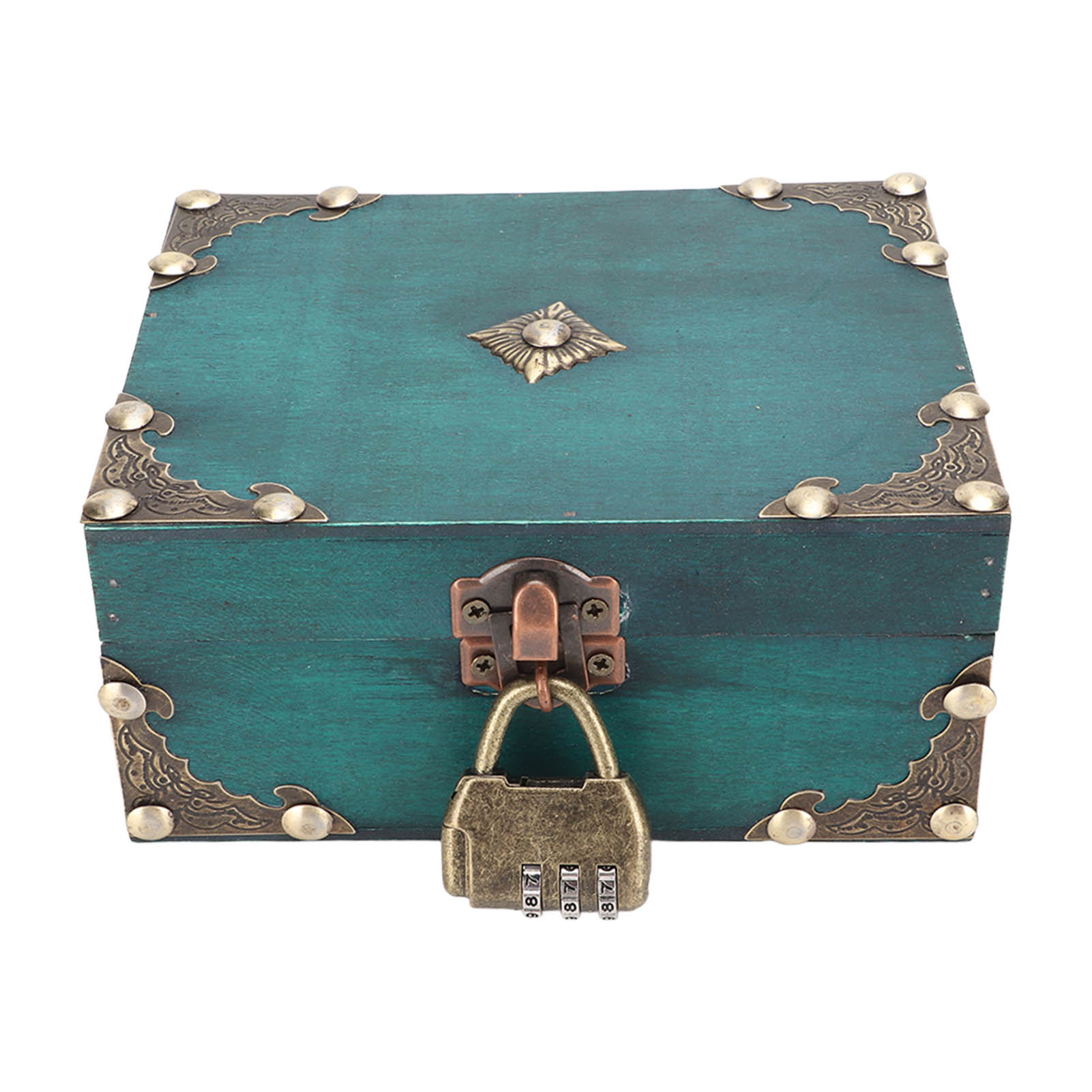 Holz-Schmuckaufbewahrungsbox m – Vintage And Collectible Items Bewertung und Preis