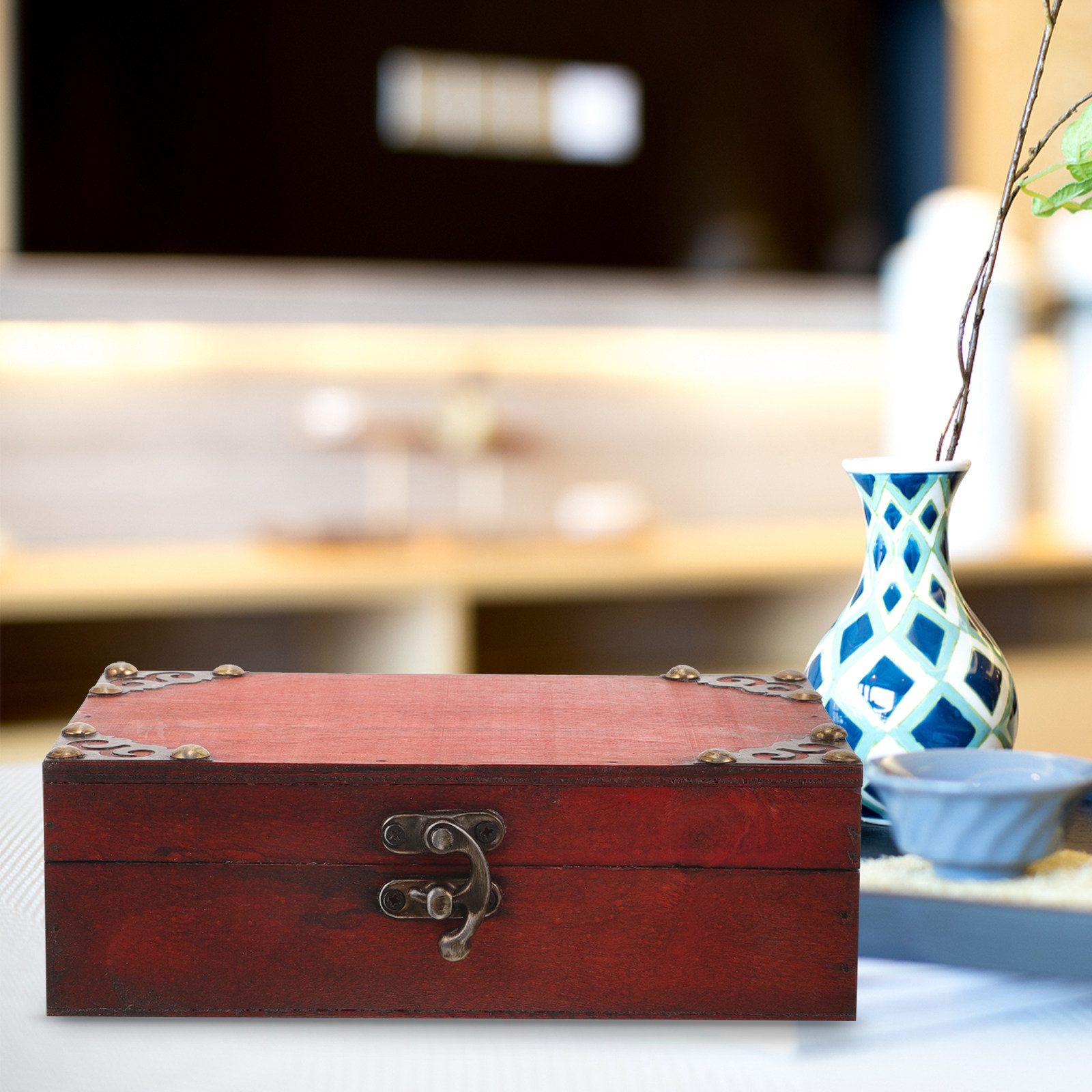 Vintage Holz-Aufbewahrungsbox, – Vintage Collectible Coins Bewertung und Preis