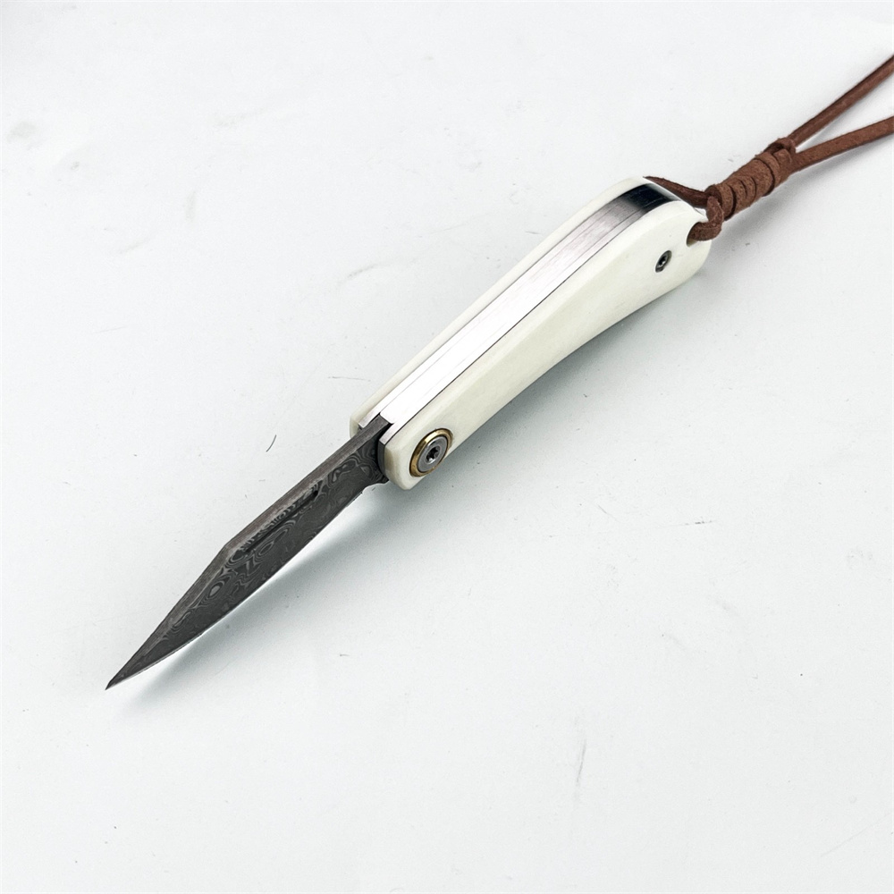 Kompaktes Vintage EDC Damast-K – Vintage Collectible Pocket Knives Bewertung und Preis