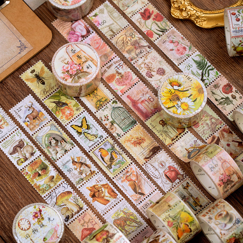 1 stücke/1 Los dekorative Kleb – Vintage Collectible Stamps Bewertung und Preis