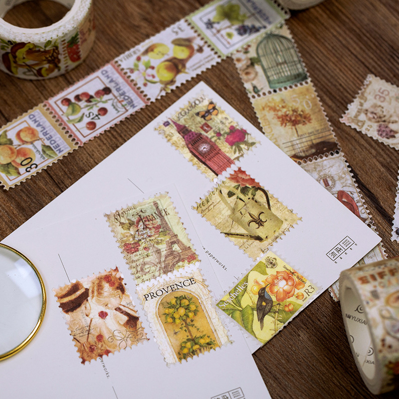 1 stücke/1 Los dekorative Kleb – Vintage Collectible Stamps Bewertung und Preis