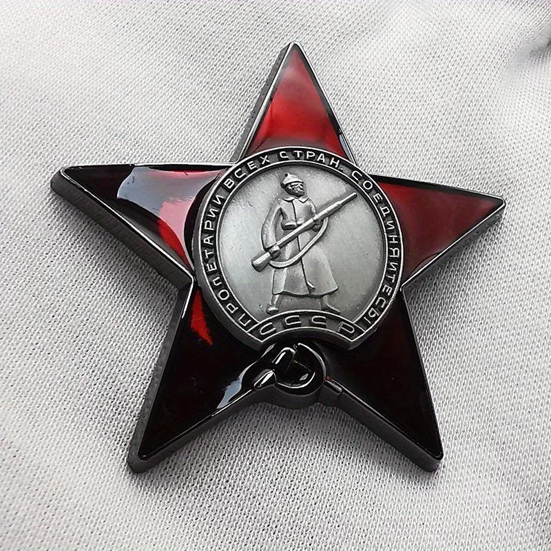 1 Stück Rotes Stern-Abzeichen  – Vintage Collectible Pins Bewertung und Preis